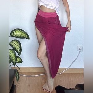 Rick Owens silk skirt